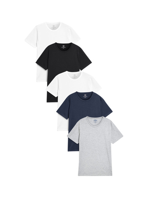 

next Men Pack Of 5 T-Shirts, Multi