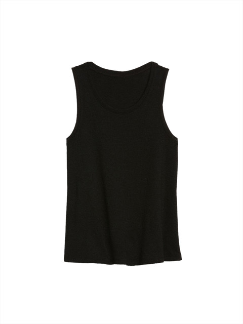 

GAP Women Black Softspun Top