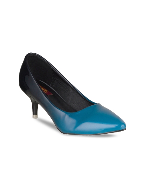 

SHUZ TOUCH Women Blue Solid Pumps