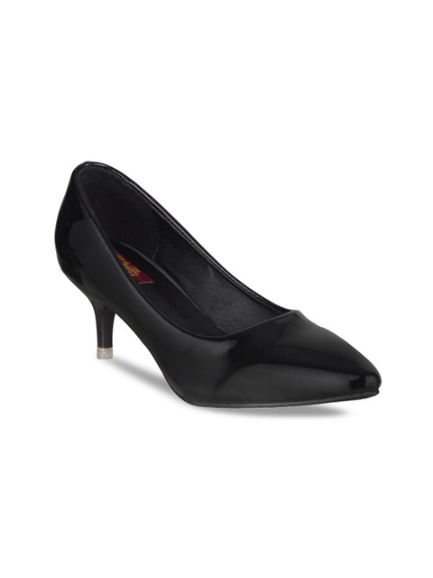 

SHUZ TOUCH Women Black Solid Pumps
