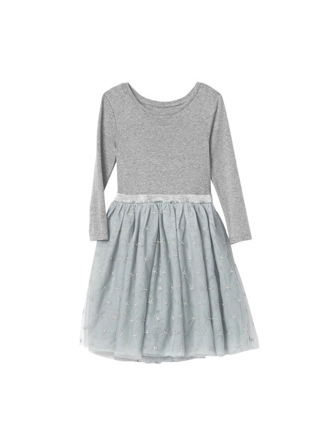 

GAP Girls Grey Starry Tulle Fit And Flare Dress