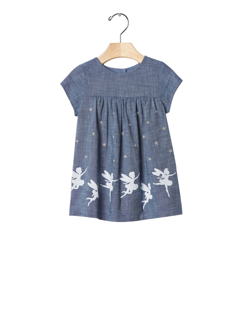 

GAP Girls Blue 1969 Fairy Hem Chambray Dress