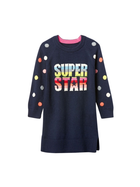 

GAP Girl Navy Blue Super Star Sweater Dress