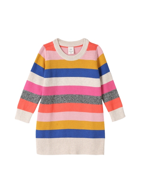 

GAP Girl Multicoloured Striped Sweater Dress, Multi