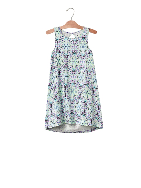 

GAP Girls Blue Kaleidoscope High-Low Dress