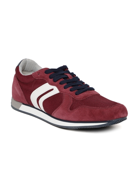 

Geox Men Maroon Sneakers