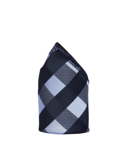 

Tossido Men Grey & Black Woven Pocket Square