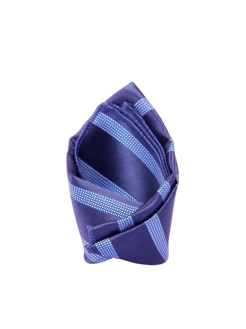 

Tossido Men Navy Blue Woven Pocket Square