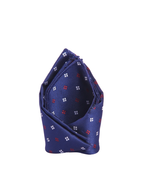

Tossido Men Blue Woven Pocket Square