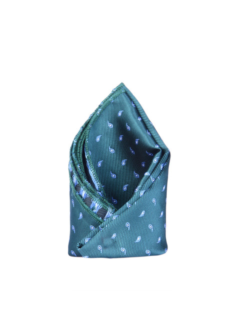 

Tossido Men Green Woven Pocket Square