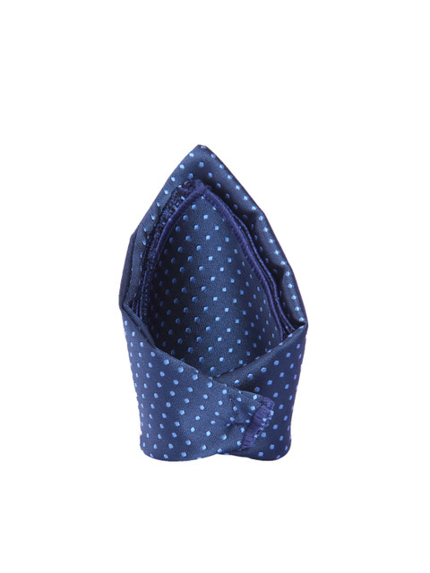 

Tossido Men Blue Woven Pocket Square