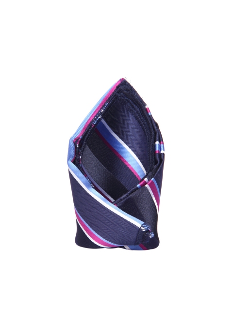 

Tossido Men Blue & Pink Woven Pocket Square