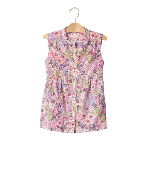 

GAP Girls Pink Floral Pure Cotton Top