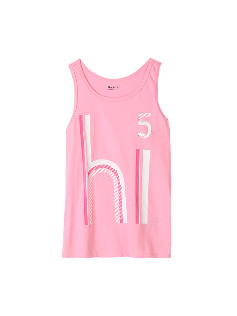 

GAP Girls Pink Graphic Summer Top