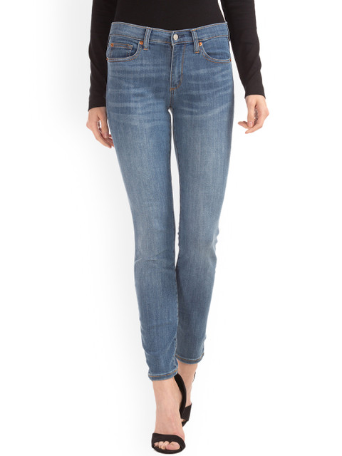 

GAP Women Skinny Fit Stretch Jeans, Blue
