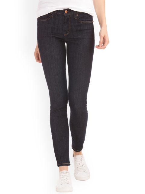 

GAP Navy Blue Women Dark Wash Skinny Fit Jeans