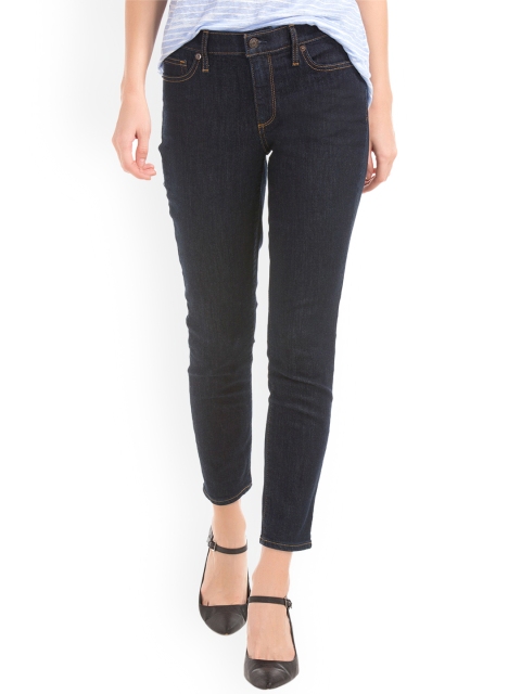 

GAP Navy Blue Women Authentic 1969 True Skinny Ankle Jeans
