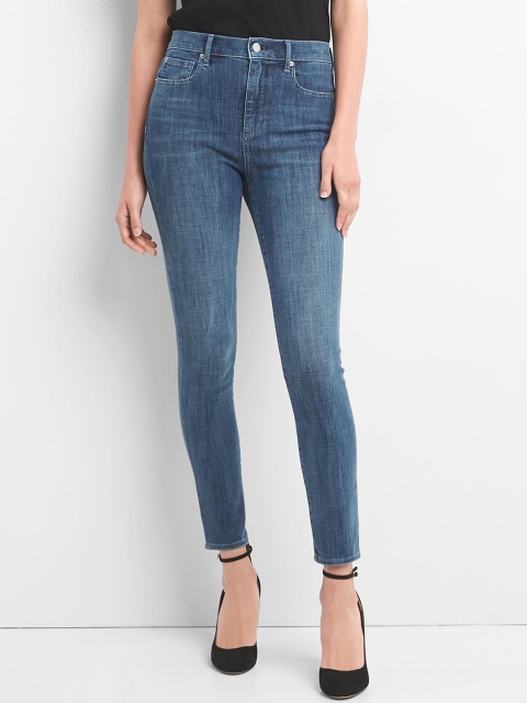 

GAP Women Super High Rise 360 Stretch Jeans, Blue