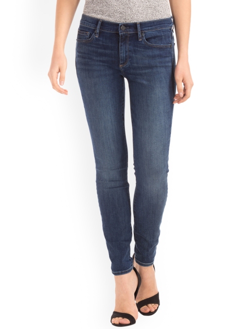 

GAP Women Mid Rise True Skinny Jeans, Blue