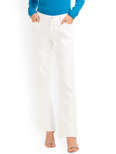 

GAP Women White Original 1969 Summer Flare Jeans