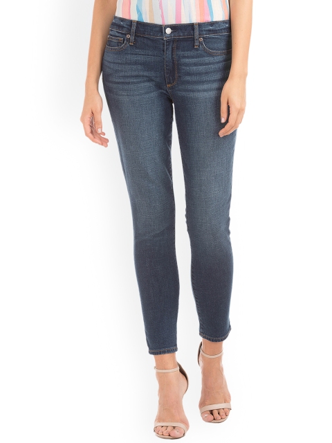 

GAP Women Washwell Mid Rise True Skinny Ankle Jeans, Blue