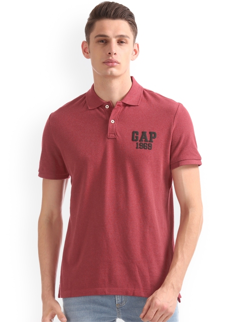 

GAP Men Red Pique Logo Polo