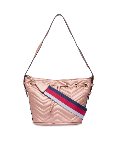 

Globus Peach-Coloured Solid Shoulder Bag