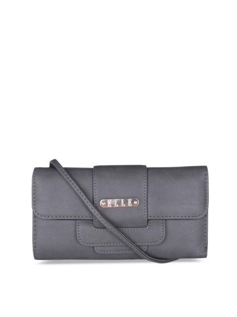 

ELLE Grey Solid Sling Bag