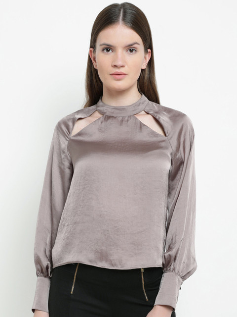

Kazo Women Brown Solid Top