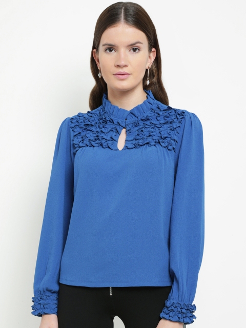 

Kazo Women Blue Solid Top