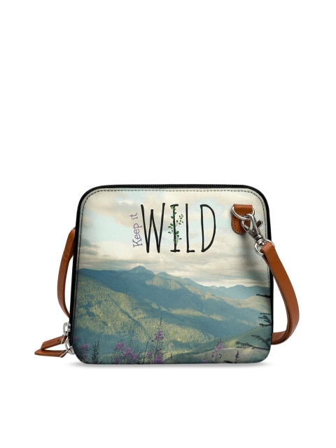 

DailyObjects Multicoloured Printed Sling Bag, Multi