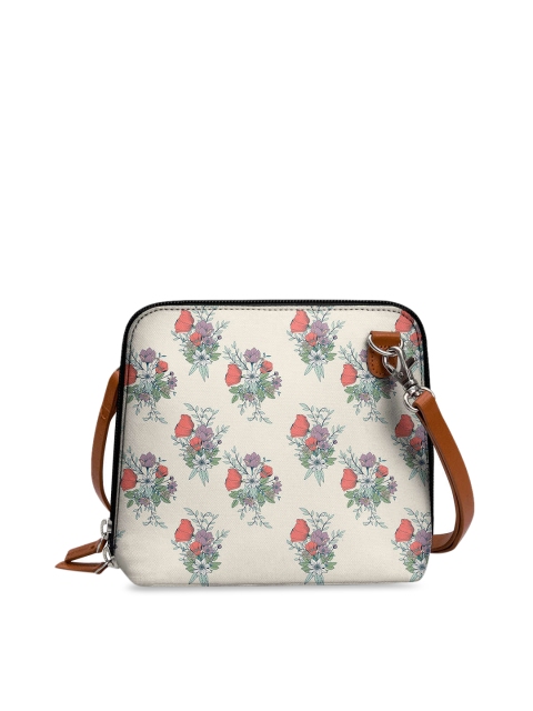 

DailyObjects Lavender Printed Sling Bag