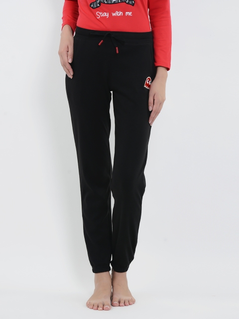 

Sweet Dreams Women Black Solid Joggers LP-330878