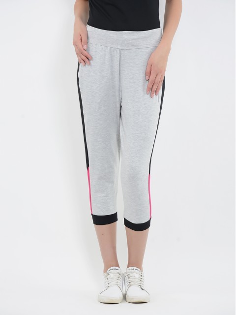 

Sweet Dreams Women Grey Melange Solid Workout Capris