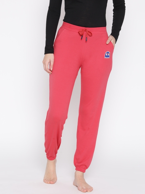 

Sweet Dreams Women Coral Pink Solid Joggers LP-330878