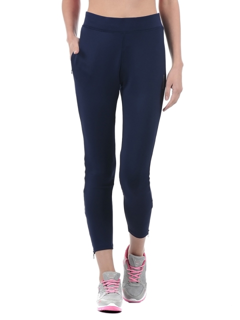 

Sweet Dreams Women Navy Blue Solid Workout Tights
