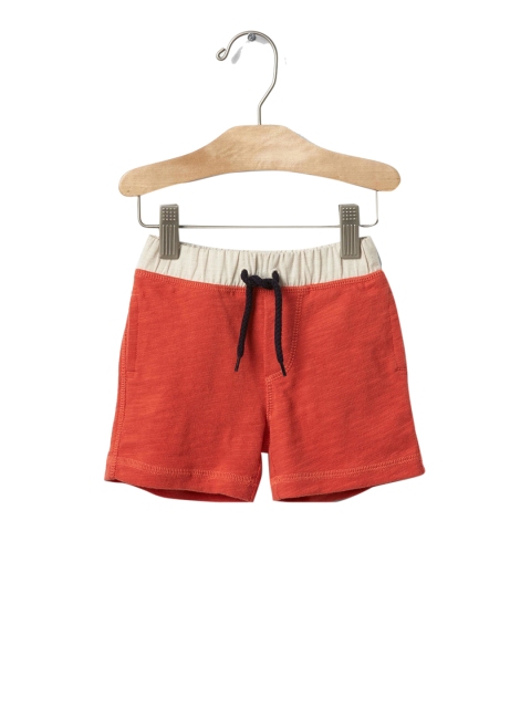 

GAP Baby Boy Orange Pull-On Jersey Shorts