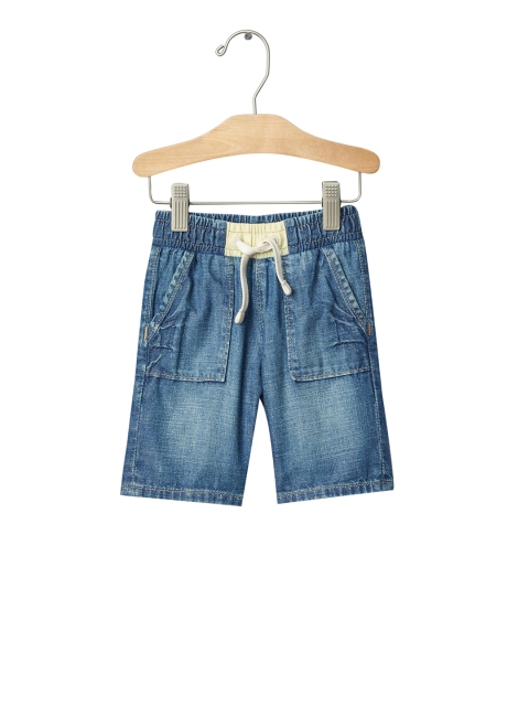 

GAP Baby 1969 Pull-On Denim Shorts, Blue