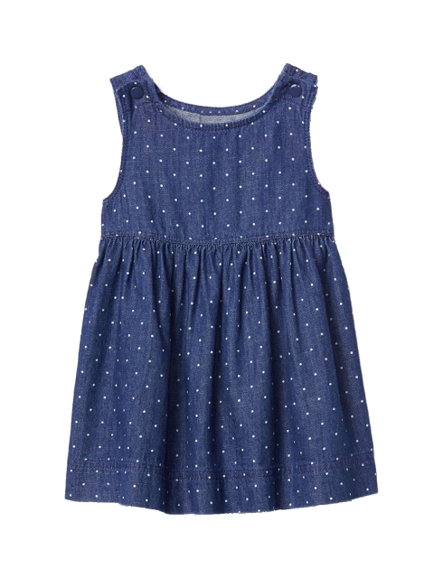 

GAP Blue Baby Dotty Denim Dress