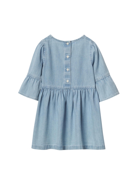 

GAP Blue Toddler Girl 1969 Chambray Bell Sleeve Dress