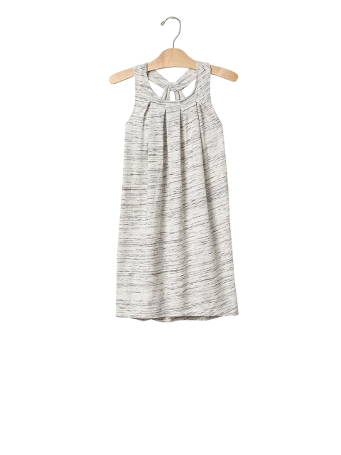 

GAP Girls Grey Space Dye Knot Back Dress