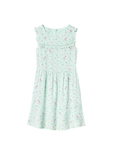 

GAP Girls Blue Floral Ruffle Dress