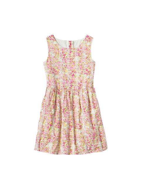 

GAP Girls Pink Floral Fit and Flare Dress
