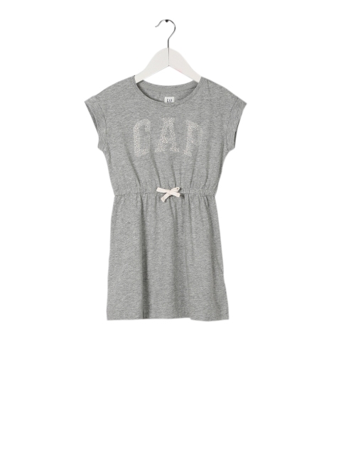 

GAP Girls Grey Heathered T-Shirt Dress