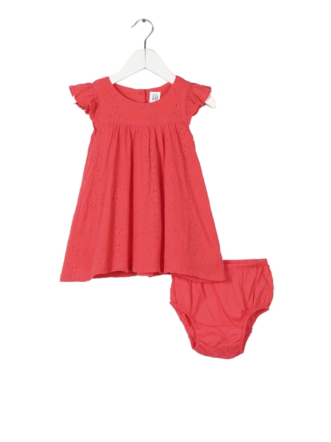 

GAP Red Baby Eyelet Embroidered Dress