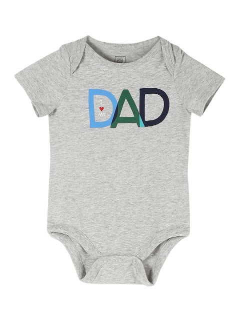 

GAP Boys Family Short Sleeve Bodysuit, Grey