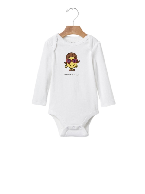 

GAP White Girls Littlee Miss BabyGap Graphic Bodysuit