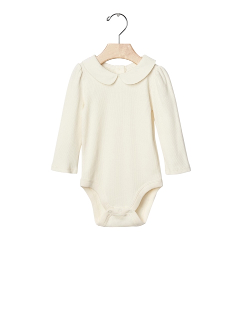 

GAP Girls Peter Pan Collar Bodysuit, Cream