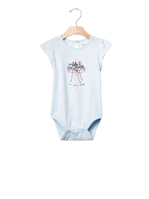 

GAP Blue Girls Flutter Graphic Bodysuit