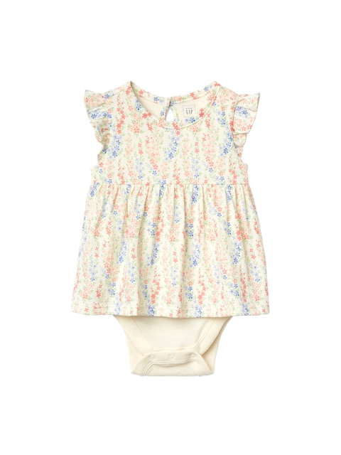 

GAP Girls Off-White Floral Flutter Bodydouble